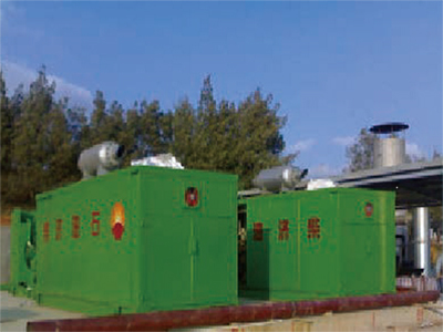 Grupo electrógeno a biogás en Sichuan