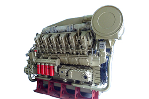 Motor diesel marino de 12 cilindros en forma V de la serie 4000